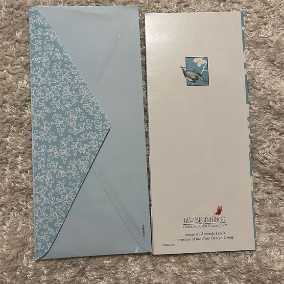 Set of 3 Hummingbird and Botanical Themed Greeting Cards & Envelopes Vintage - Picture 10 of 12